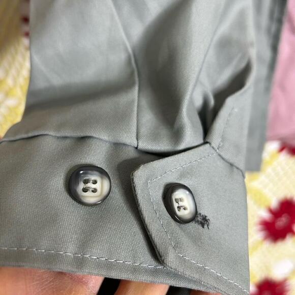 Men's Vtg 70’s Gray Windbreaker Jacket - Picture 12 of 16